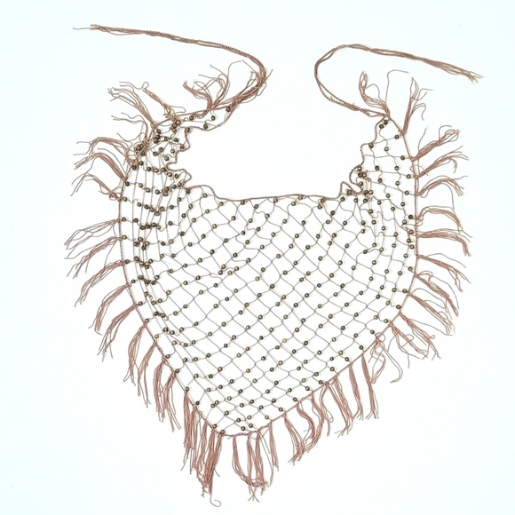 Other - String a bead swimsuit wrap with fringe C8
